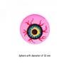 TOYANDONA 32mm Bouncy Balls Toy, Scary Eyeballs Glow in The Dark, Halloween Party Favors for Kids view 2