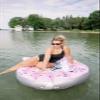 FLOAT-EH Canadian Speech Bubble Pool Float for Adults- Double-Sided Float, with 'Eh?' and 'Sorry' - Floaties Inspired by The North view 4