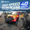 DEERC RC Cars High Speed Remote Control Car for Adults Kids 30+MPH, 1:16 Scales 4WD Off Road RC Monster Truck,Fast 2.4GHz All Terrains Toy Trucks Gifts for Boys,2 Batteries for 40Min Play view 2