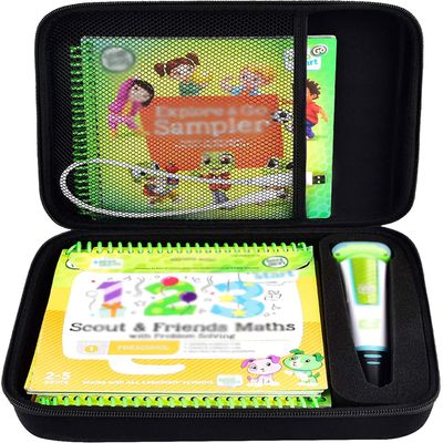 GWCASE Case Compatible with LeapFrog for LeapStart Go System and for LeapFrog for LeapStart 3D/ for Pre-Kindergarten Activity Book of Level 1 2 4. Storage Carrying Holder Fits for USB Cable-Black