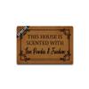 IFHUH This House is Scented with Gun Powder and Freedom Doormat Funny Doormat Sayings Front Door Mat Rubber Non Slip Backing Funny Welcome Mat Indoor Outdoor Rug 23.6 in(W) X 15.7 in(L) view 1