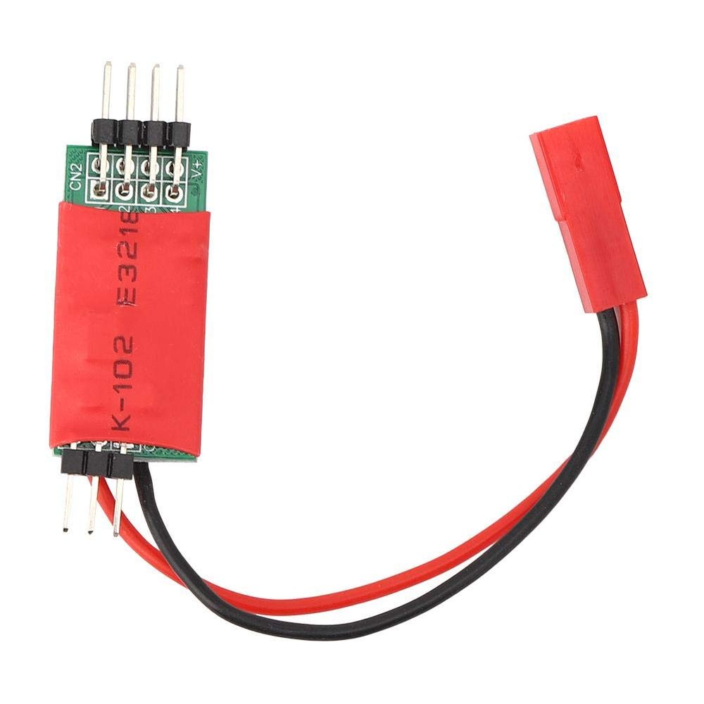 RC Lights Controller, 5-12.4V Remote Control Crawler Three Channel Switch Receiver RC Vehicle Lights Controller Spare Parts Accessory Car Model Accessory