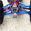 GPM Racing (Compatible with Traxxas E-Revo VXL) Aluminum Full Suspension Arm Set (Front+Rear & Upper+Lower) 6pc Set Blue view 3