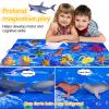 GINMIC Kids Ocean Animals Toys with Large Play Mat , 18 Pack Assorted Realistic Sea Animal Toys with Carrier Bag Including Shark, Whale, Dolphin etc, for Toddler, Boys & Girls Ages 3-8 view 4