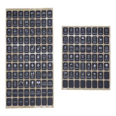 Voswitch Button Stickers Sheet for Vehicle and Boat