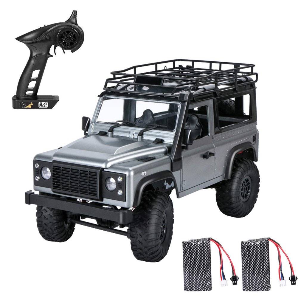 GoolRC MN 99s RC Car, 1/12 Scale 4WD 2.4G Remote Control Car for and Adults, RTR RC Crawler Off Road Truck for Land Rover Vehicle Models with 2 Batteries
