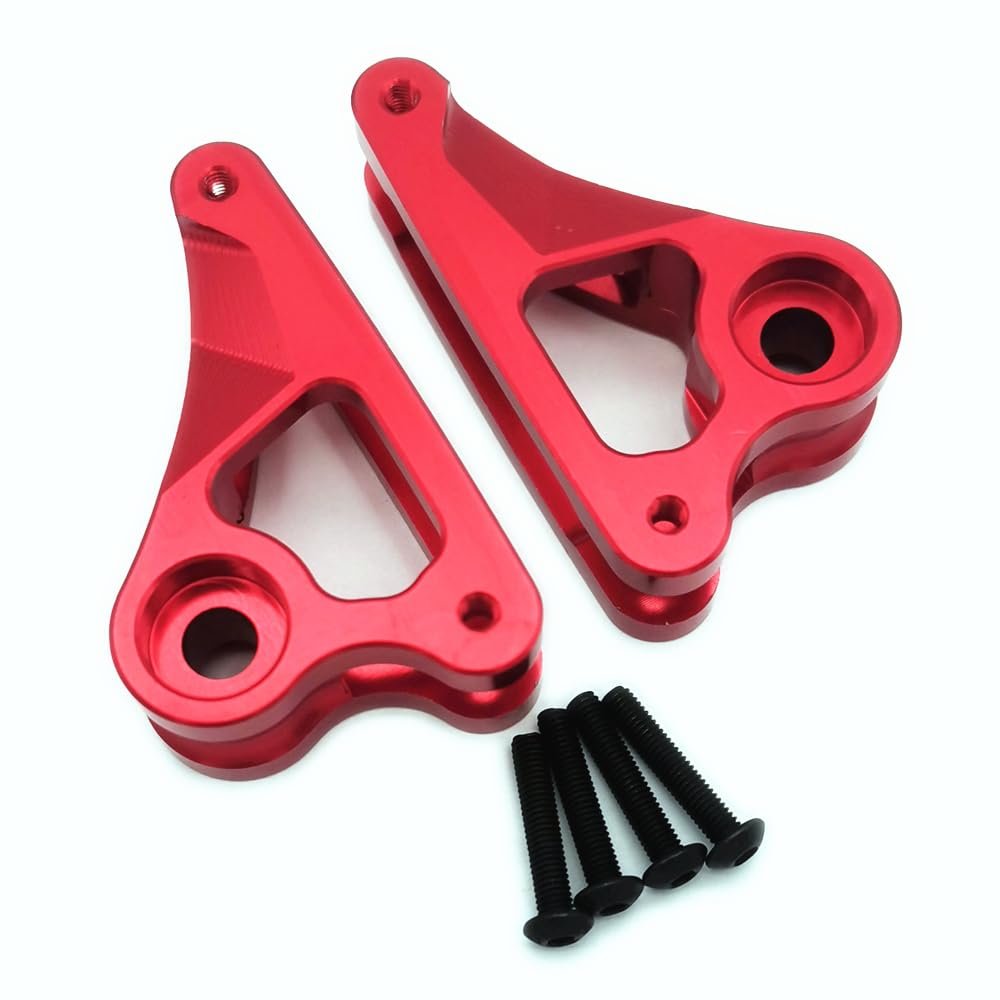 2pcs Aluminum Front Rocker Arm Progressive-2 (90-T) Red for Traxxas Revo E-Revo 2.0 vxl Summit Slayer Pro4X4 5358