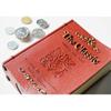 Creative Piggy Bank Adults Children Large Coin Money Box Book Storage Box Saving Box Resin Savings Jar Birthday Gift (Color : Blue) view 4