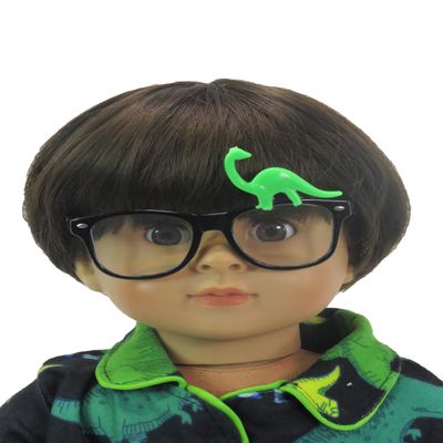 American Fashion World Doll Dinosaur Glasses for 18-Inch Dolls | Premium Quality & Trendy Design | Dolls Accessories for Popular Brands