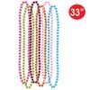 Assorted Colors Party Beads - Small Round Pack of 3 view 3