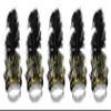 Beistle Black & Gold Swing Tiaras 5 Piece Happy New Years Eve Party Supplies Favors, One Size, Black/Gold/Silver view 1