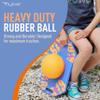 Flybar Pogo Trick Ball for Kids, Trick Bounce Board for Boys and Girls Ages 6+, Up to 160 lbs, Includes Pump, Easy to Carry Handle, Durable Plastic Deck Indoor, Outdoor Toy Pogo Jumper (Blue Dawn 2) view 3