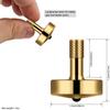 DjuiinoStar Premium Brass Spinning Top: 5-11 Minutes, Lengthened Stem, Easy to Twirl, CNC Machined, Great Time Killer, EDC Fidget Toy DST-805 view 2