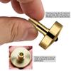 DjuiinoStar Premium Brass Spinning Top: 5-11 Minutes, Lengthened Stem, Easy to Twirl, CNC Machined, Great Time Killer, EDC Fidget Toy DST-805 view 4