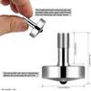 DjuiinoStar Premium SS Spinning Top: 5-11 Minutes, Lengthened Stem, Easy to Twirl, CNC Machined, Great Time Killer, EDC Fidget Toy DST-806 view 2