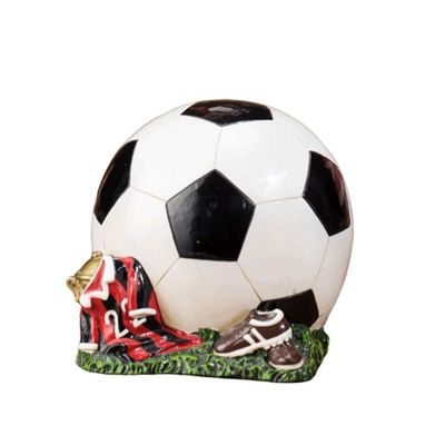 Football Money Bank Coins Storage Box Kids Toys Birthday Gift Home Decor Money Saving Boxes Adult Piggy Money Bank (Color : Football, Size : Cant Open)