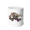 DIYthinker Flowers and Butterfly Money Box Ceramic Coin Case Piggy Bank Gift view 1