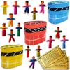 52 3 Boxes with Worry Dolls from Guatemala 6 Super Cute Little Trouble Dolls Inside Each Box - Worry People - Mayan Dolls - Anxiety - (1 in) (3 Boxes) view 1