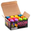 Mini Neon Party Bubbles for Kids - (Pack of 12) Bulk Wands and Bottles for Blowing Bubbles, Birthday Party Favors, Toy Gift, Outdoor Toys, Carnival Prizes, and Goody Bag Stuffers view 1