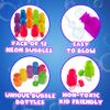 Mini Neon Party Bubbles for Kids - (Pack of 12) Bulk Wands and Bottles for Blowing Bubbles, Birthday Party Favors, Toy Gift, Outdoor Toys, Carnival Prizes, and Goody Bag Stuffers view 2