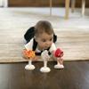 Baby Einstein Rattle & Jingle Trio High Chair Suction Toys Take-Along Musical RattleSet Age 6 Months +, Multicolor, 3 Count view 2