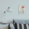 Stupell Industries Be Kind Phrase Motivational Attitude with Red Poppy Wall Art, 11 x 14, Beige view 4