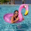 PoolCandy Glitter Animals Pool Tube 36" Inflatable Pink Flamingo Pool Float view 2