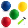 New Bounce Dodgeball Balls - (Heavy Duty - 400 GRAM) Set of 4 PG8 Dodge-Ball Balls for Kids and Adults, 8.5 Inch Official Size for Dodgeball and Handball - Perfect for Camps and Schools view 1