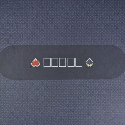 BALIKEN 108 X56 Inch Texas Holdem Felt Professional Grade Mat,Dustproof Professional Gambling Tablecloth,Washable and Ironable