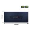 BALIKEN 108 X56 Inch Texas Holdem Felt Professional Grade Mat,Dustproof Professional Gambling Tablecloth,Washable and Ironable view 2