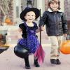 2pcs Witches Broom Halloween Costume Props Dress Up for Kids Cosplay Party (Random Color) view 2