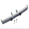 GPM 3PC Set Upgrades Aluminium Front Bumper Mount+D-Rings for TRX4 Ford Bronco Trail Crawler (82046-4) RC Cars (Gray) view 1