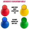 New Bounce Dodgeball Balls - (Heavy Duty - 400 GRAM) Set of 4 PG Dodge-Ball Balls for Kids and Adults, 7 Inch Smaller Size for Dodgeball and Handball - Perfect for Camps and Schools view 3
