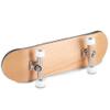 1Pc Maple Wooden Alloy Fingerboard Finger Skateboards Mini Fingerboard with Soft Pad Bearing Wheels and Box Reduce Pressure Kids Gifts(White) view 3