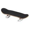1Pc Maple Wooden Alloy Fingerboard Finger Skateboards Mini Fingerboard with Soft Pad Bearing Wheels and Box Reduce Pressure Kids Gifts(White) view 4