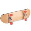 1Pc Maple Wooden Alloy Fingerboard Finger Skateboards Mini Fingerboard with Soft Pad Bearing Wheels and Box Reduce Pressure Kids Gifts(Red) view 3