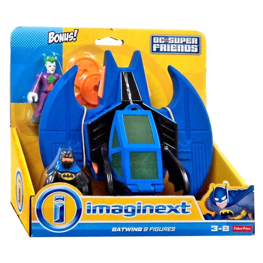 Fisher-Price Imaginext DC Super Friends, Batman & Batwing with Joker