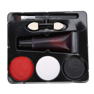 Zombie makeup set, for Mardi Gras & Halloween with - horror makeup makeup scar wound makeup body painting colors theater makeup vampire zombie