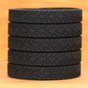 SayitBands 15 Black Tire Tread Silicone Wristbands view 2