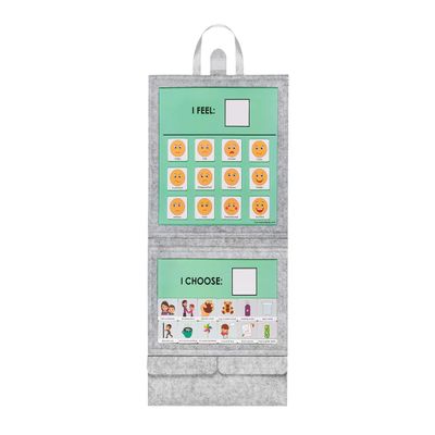 Premium Magnetic Emotion Regulation Choice Board - Therapeutic Tool for Classroom, Home, and Calming Corner with Magnet Figures as Choices