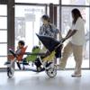 Familidoo H3E 3 Seat Baby Stroller - Tandem Daycare Triple Stroller with 5 Point Safety Harness - for Infants & Toddlers 0-3 Years - Lightweight & Foldable - All Reclining Seats view 2
