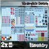 Greenstaff World Waterslide Decal Coat of Arms Set Plastic Model Decals GSWD-2114 view 2
