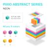 PIXIO NEON - Tiny Magnetic Blocks Building Toy in The Pixel Art Style with Free App - 5/16" Plastic Cubes with 6 Magnets Inside - Open Ended Toy - Creativity Kit for Ages 6+ - 60pcs view 3