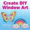 Creativity for Kids Easy Sparkle Window Art - Paint Your Own Sun Catchers (Ages 6+) view 2