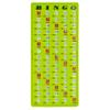 MR CHIPS Jam-Proof Finger Tip Master Bingo Card with Sliding Windows Large Cardboard Calling Cards Green Style view 1