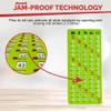 MR CHIPS Jam-Proof Finger Tip Master Bingo Card with Sliding Windows Large Cardboard Calling Cards Green Style view 3