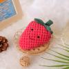 Apricot Lamb Baby Strawberry Soft Rattle Toy, Plush Stuffed Fruit for Newborn Soft Over 0 Months (Strawberry, 4 Inches) view 2