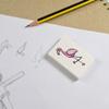 Azeeda 2 x 45mm 'Flamingo' Erasers/Rubbers (ER00024280) view 2