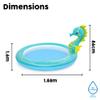 Bestway Seahorse Sprinkler Paddling Pool, Kids Garden Pool view 3