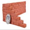 Acacia Grove Real Mini Red Bricks, 1/12 Scale (500 Pack) view 2